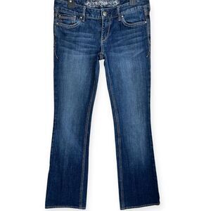 Express Stella Low Rise Boot Cut Jeans - 6 Long (6L)